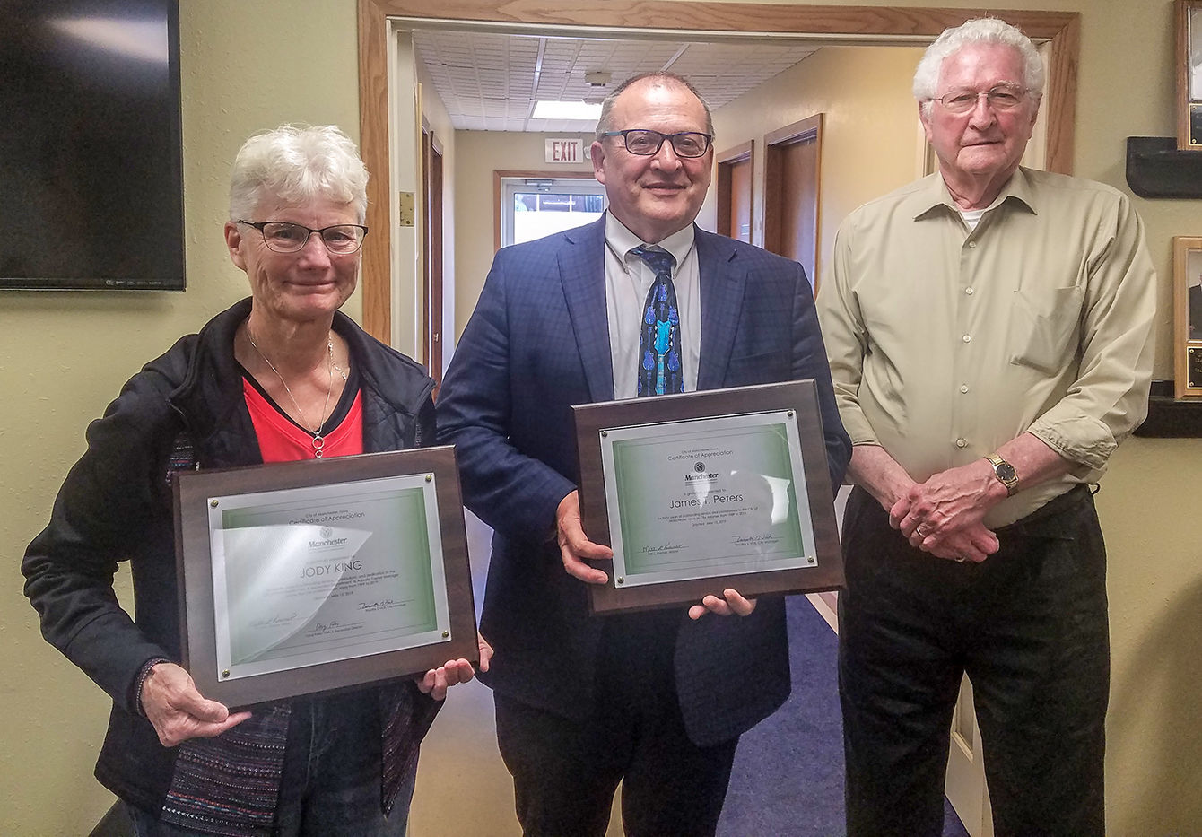 City recognizes a combine 50 years of service
